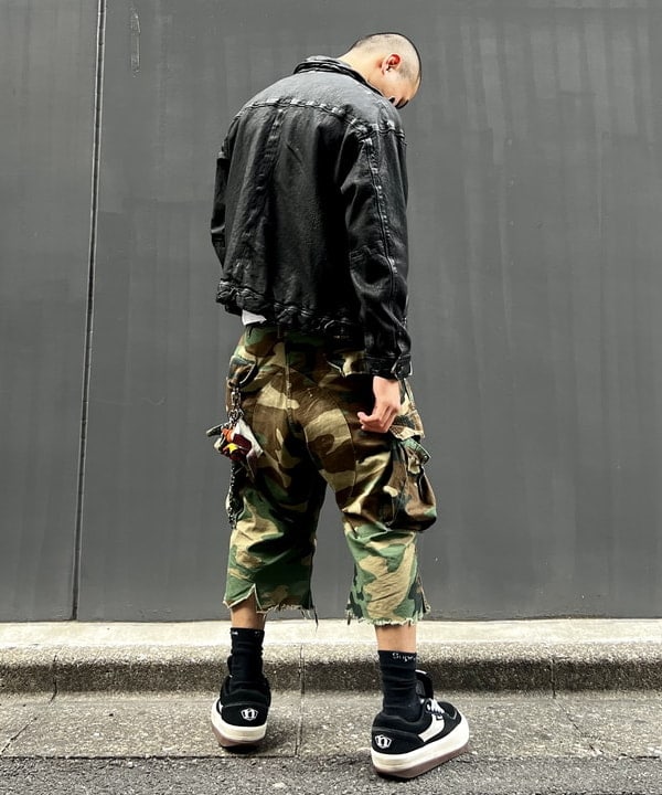 ムファサさんの「BEAMS WOMEN｜ユーズド加工 レザージップブルゾン」を使ったコーディネート