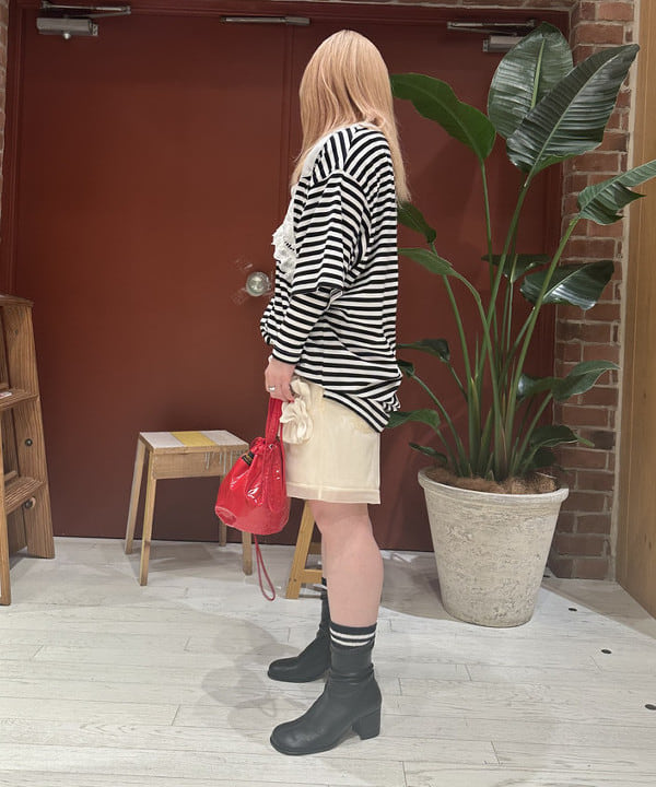 竹村 澄玲さんの「BEAMS WOMEN｜ストレッチ ブーツ」を使ったコーディネート