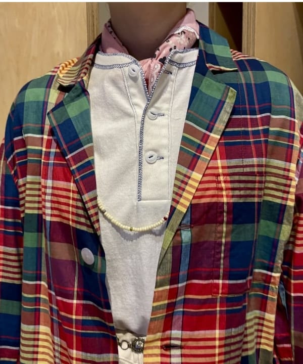 吉野 多恵さんの「BEAMS WOMEN｜2WAY レース バンダナ」を使ったコーディネート