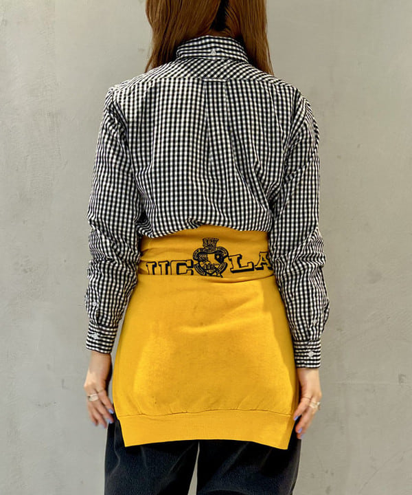 ナツハさんの「BEAMS WOMEN｜100/2 ギンガムチェック ボタンダウン シャツ NEW」を使ったコーディネート
