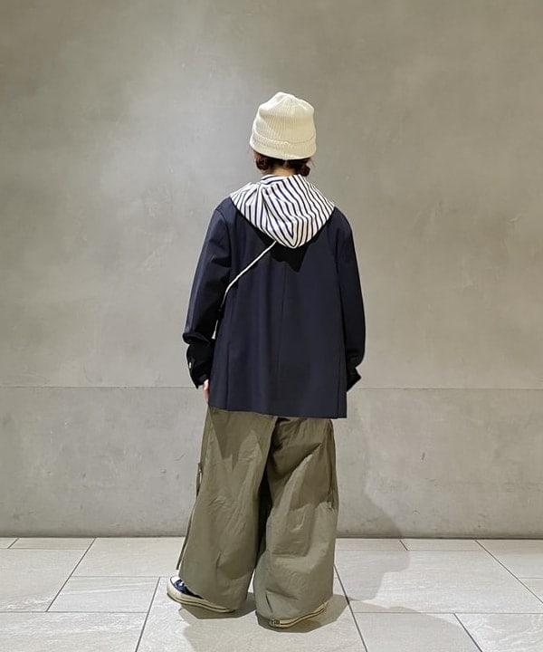 原口 愛さんの「BEAMS WOMEN｜コットン リネン ワッチキャップ」を使ったコーディネート