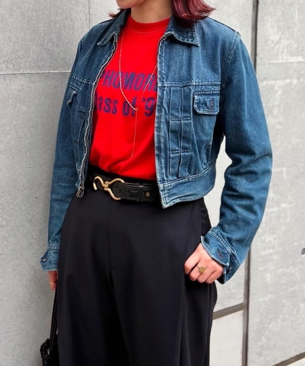SHINAGAWAさんの「BEAMS WOMEN｜maturely / ディープ タック ワイド スラックス」を使ったコーディネート