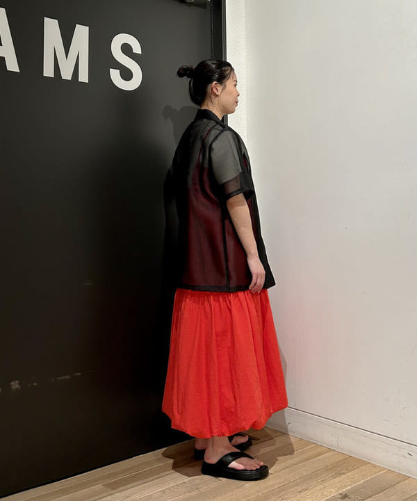 早川 萌子さんの「BEAMS WOMEN｜オーガンジー ハーフスリーブ ジャケット」を使ったコーディネート