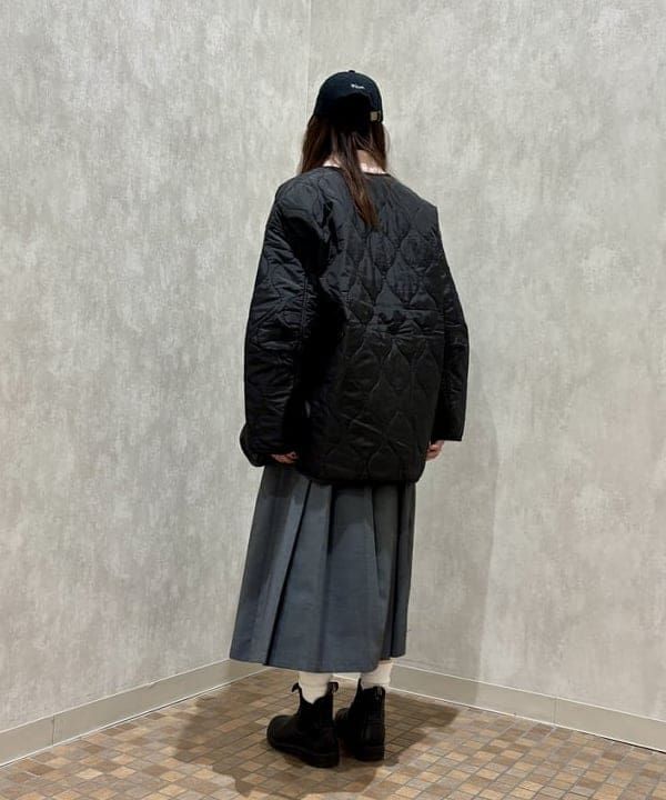 はやしあかねさんの「BEAMS WOMEN｜Ray BEAMS / キルティング ノーカラー ブルゾン」を使ったコーディネート
