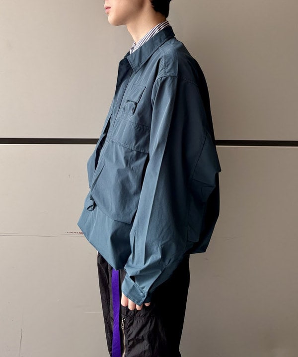 うえきんぐさんの「アクションプルオーバーシャツ」を使ったコーディネート