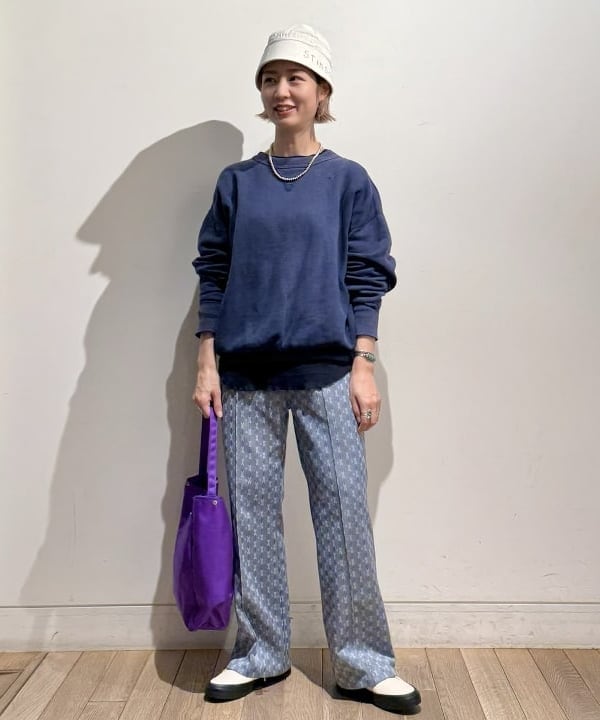 Kaoru Sakumaさんの「BEAMS WOMEN｜リブ クルー 3/4 カットソー」を使ったコーディネート