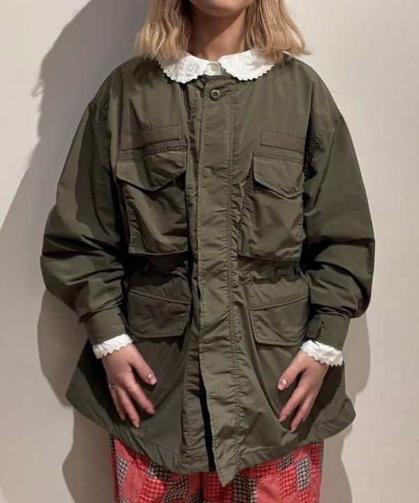キムさんの「BEAMS WOMEN｜カットワーク ショート シャツ」を使ったコーディネート