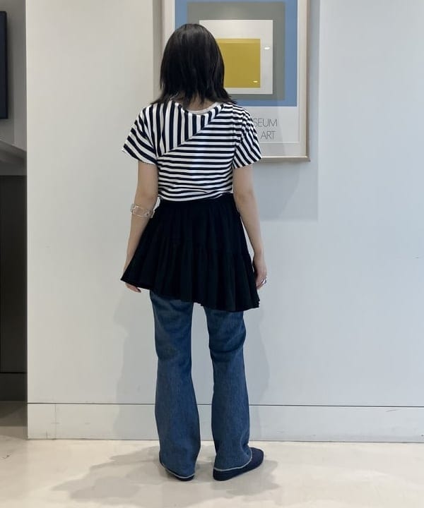 小原 もこさんの「BEAMS WOMEN｜カット クリア バングル」を使ったコーディネート