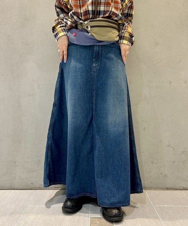 ナツハさんの「BEAMS WOMEN｜コットン サーマル クルーネック ロングスリーブ Tシャツ」を使ったコーディネート