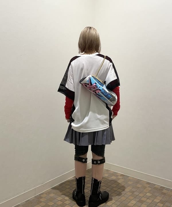 まゆちゃんさんの「BEAMS WOMEN｜ストレッチレース クルーネック Tシャツ」を使ったコーディネート