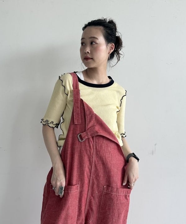 清水 彩乃さんの「BEAMS WOMEN｜maturely / リブ トリム ＆ メロー」を使ったコーディネート