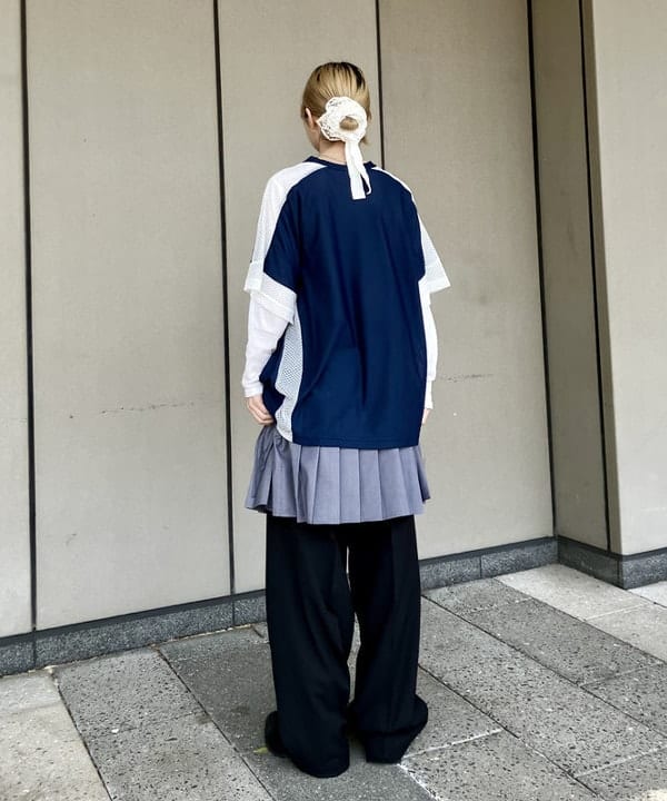 むりょさんの「BEAMS WOMEN｜シルバー ペタルチェーン ネックレス」を使ったコーディネート