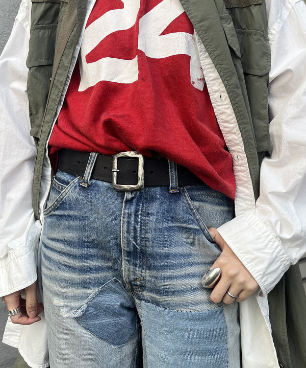 ミナミマリコさんの「BEAMS WOMEN｜ボーイ ベーシック Tシャツ」を使ったコーディネート