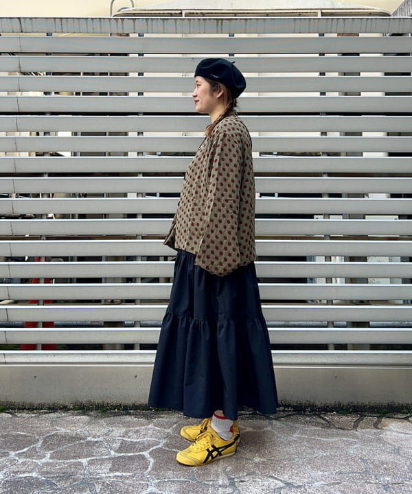 Kyooka Sayakaさんの「BEAMS WOMEN｜ロゴ 刺繍 ベレー帽」を使ったコーディネート