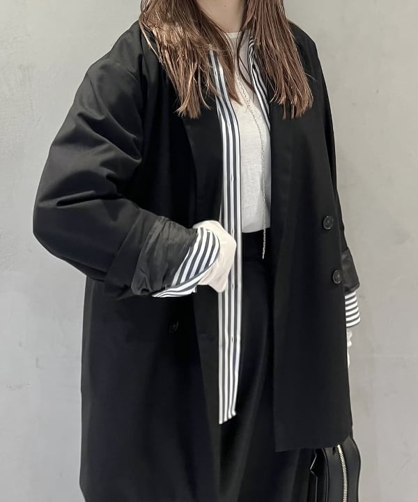 CHIHIROさんの「BEAMS WOMEN｜2WAY オーバーシャツ」を使ったコーディネート