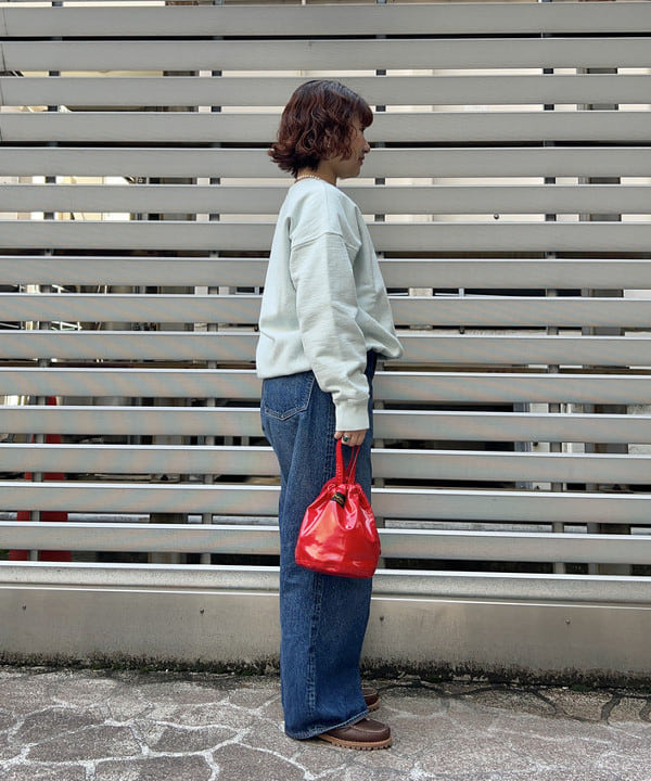 まつむさんの「BEAMS WOMEN｜【別注】orSlow / ワイド フィット デニム パンツ」を使ったコーディネート