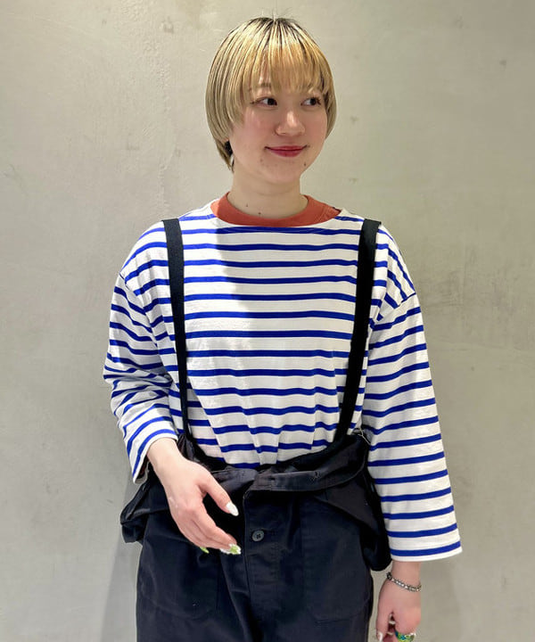 スミレさんの「BEAMS WOMEN｜ポリエステル コットン ツイル ショート スリーブ オールインワン」を使ったコーディネート