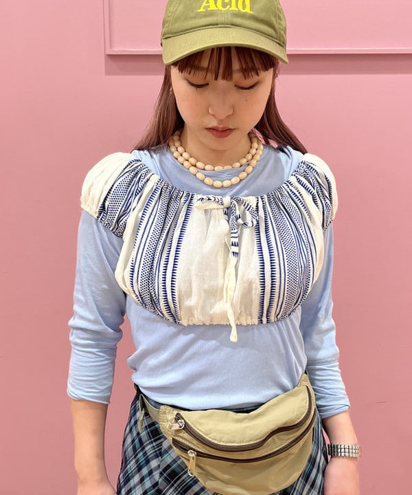 シオンさんの「BEAMS WOMEN｜チェック キリカエ マーメイド スカート」を使ったコーディネート