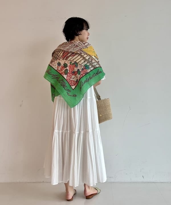ゆうかさんの「BEAMS WOMEN｜MARIHA / 春のすずらん ソリッド ワンピース」を使ったコーディネート