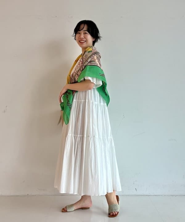 ゆうかさんの「BEAMS WOMEN｜MARIHA / 春のすずらん ソリッド ワンピース」を使ったコーディネート