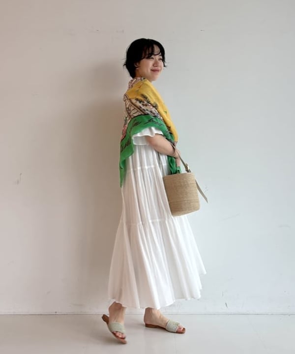 ゆうかさんの「BEAMS WOMEN｜MARIHA / 春のすずらん ソリッド ワンピース」を使ったコーディネート