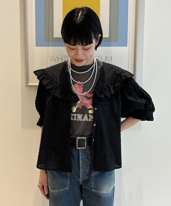 葵さんの「BEAMS WOMEN｜BEAMS BOY / シルバー925 ナロー パームカフ」を使ったコーディネート