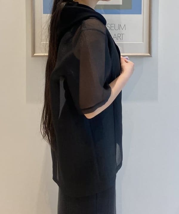 ayaさんの「BEAMS WOMEN｜オーガンジー ハーフスリーブ ジャケット」を使ったコーディネート