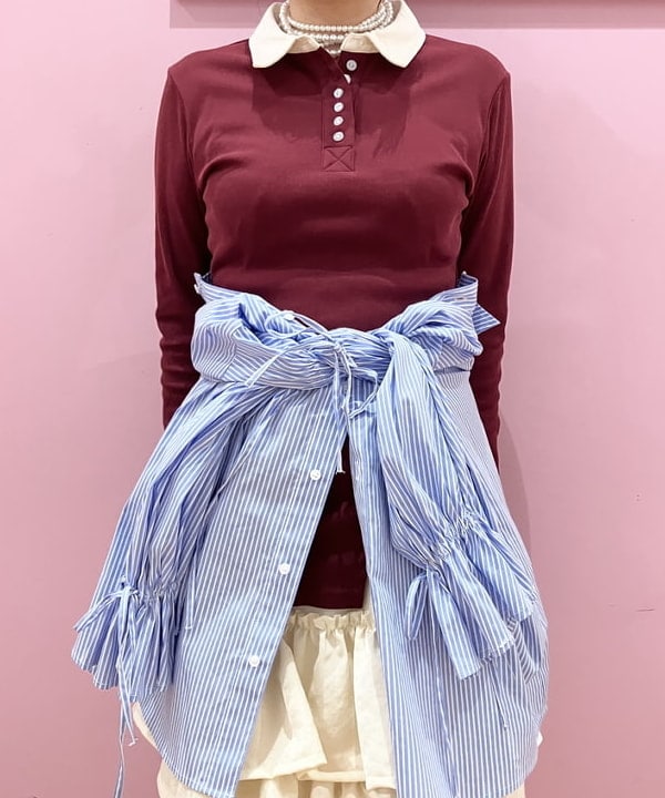 晶さんの「BEAMS WOMEN｜【別注】PENNEY'S / ボディスーツ ヘンリーネック トップス」を使ったコーディネート