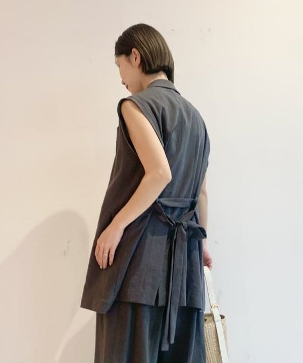 AONO SHIKAMAさんの「BEAMS WOMEN｜VIOLAd’ORO / アバカ バケツ トートバッグ」を使ったコーディネート