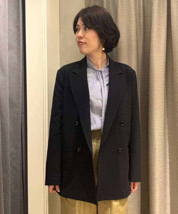 岡 妃呂美さんの「BEAMS WOMEN｜Oggi × Demi-Luxe BEAMS / ボクシー テーラードジャケット」を使ったコーディネート