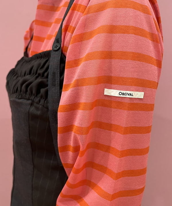 シオンさんの「BEAMS WOMEN｜ORCIVAL / シースルー ボーダー Tシャツ」を使ったコーディネート
