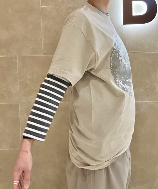 すぎやま えみさんの「Cotton Expressions / GLOW MOON TEE」を使ったコーディネート