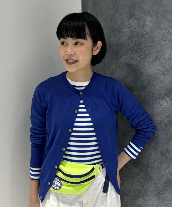 葵さんの「BEAMS WOMEN｜14ゲージ クルー カーディガン」を使ったコーディネート