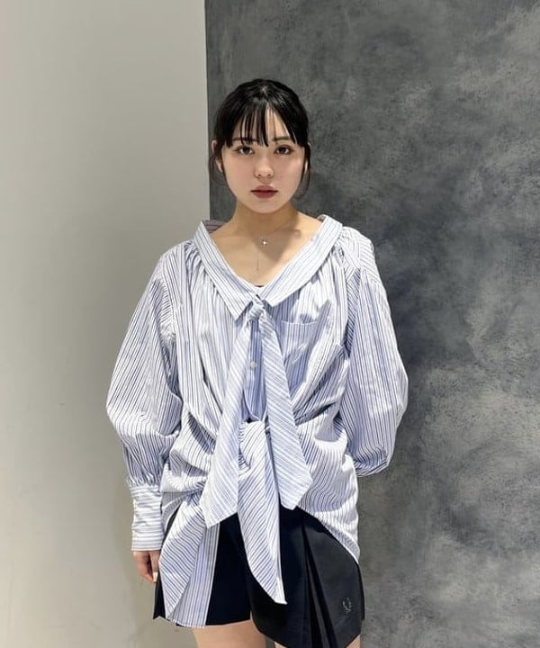 星野 真依さんの「BEAMS WOMEN｜【別注】FRED PERRY / Pleated Shorts」を使ったコーディネート