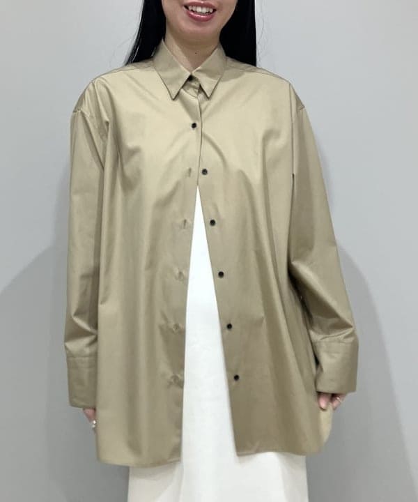 OSUMIさんの「BEAMS WOMEN｜2WAY オーバーシャツ」を使ったコーディネート
