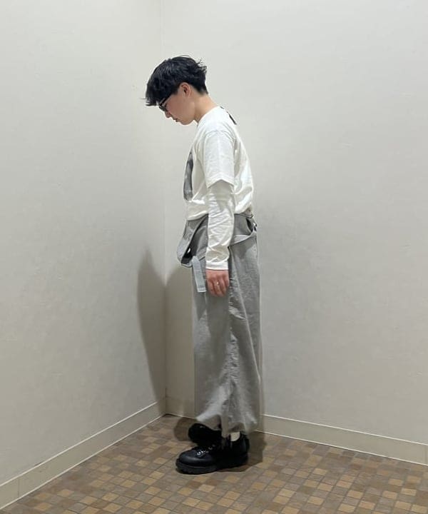 赤羽 花さんの「BEAMS WOMEN｜ダンガリー サロペット」を使ったコーディネート