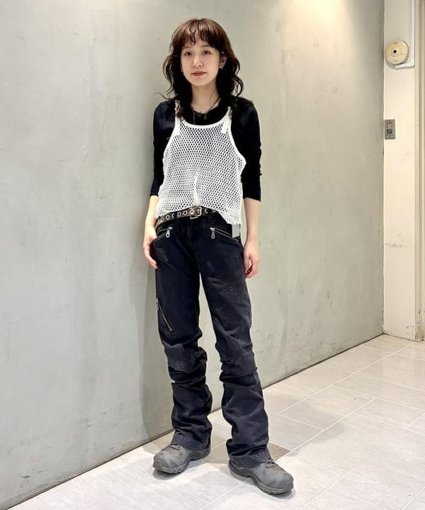 笠井 祐希さんの「BEAMS WOMEN｜maturely / フィッシュ ネット タンクトップ」を使ったコーディネート