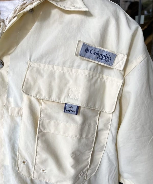 るーたまさんの「BEAMS WOMEN｜Columbia / バハマ II ショート スリーブ シャツ」を使ったコーディネート