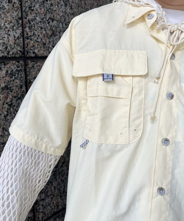 るーたまさんの「BEAMS WOMEN｜Columbia / バハマ II ショート スリーブ シャツ」を使ったコーディネート