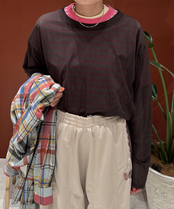優意さんの「BEAMS WOMEN｜ボーダー バインダー ショートスリーブ Tシャツ」を使ったコーディネート