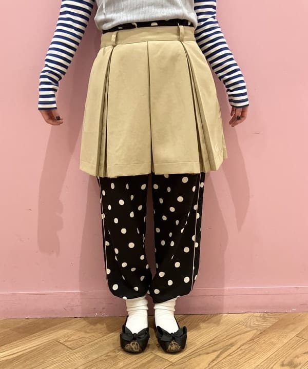 晶さんの「BEAMS WOMEN｜ハリヌキ テレコ フレンチ パフスリーブ Tシャツ」を使ったコーディネート