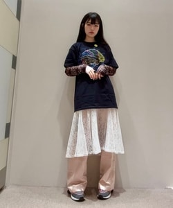 Ray BEAMS（レイ ビームス）レース 2way マーメイド スカート