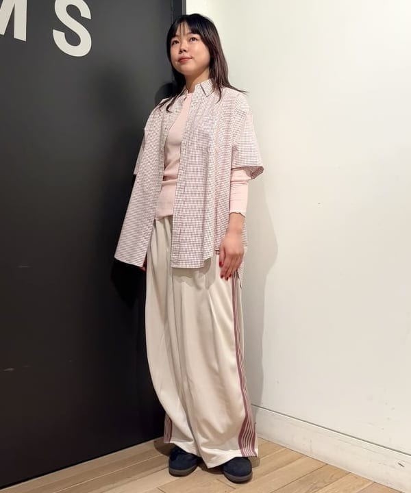 sakuraさんの「BEAMS WOMEN｜リブ クルー 3/4 カットソー」を使ったコーディネート
