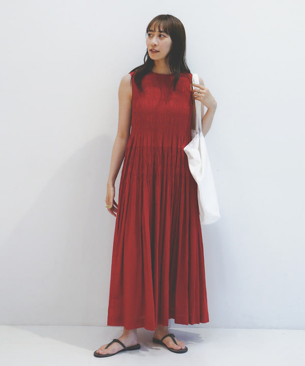 cammyさんの「BEAMS WOMEN｜【別注】ne Quittez pas / ボイル シャーリング ワンピース」を使ったコーディネート
