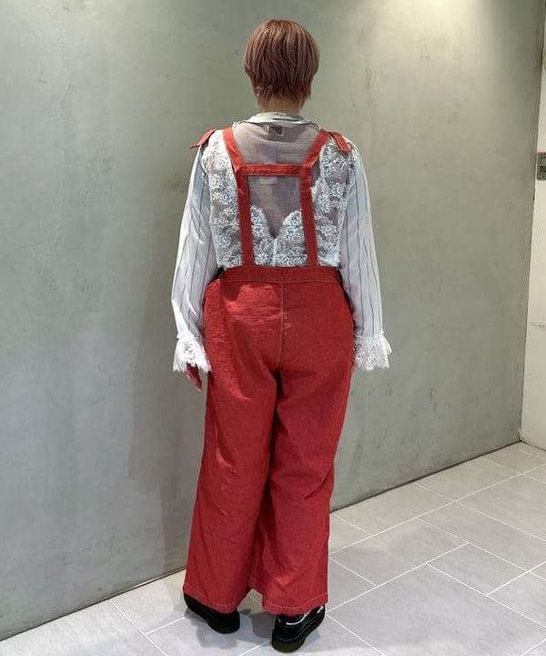 スミレさんの「BEAMS WOMEN｜ダンガリー サロペット」を使ったコーディネート