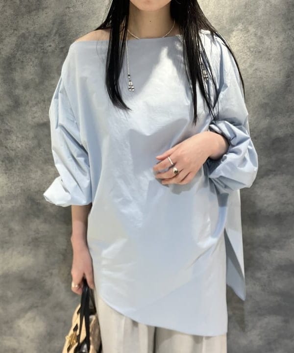 OSUMIさんの「BEAMS WOMEN｜ギャザー ショルダー ブラウス」を使ったコーディネート
