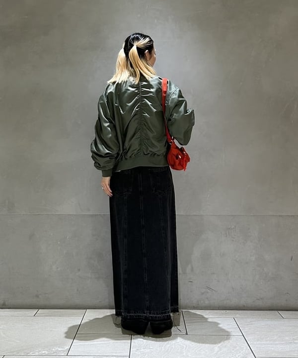 ササキさんの「BEAMS WOMEN｜リブ ニット ポロ」を使ったコーディネート