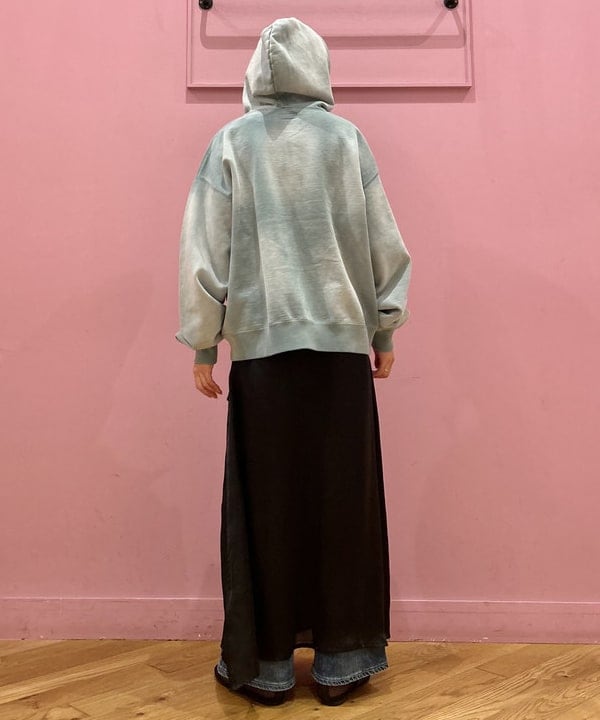 中村 ほのかさんの「BEAMS WOMEN｜シアー プリント クルーネック Tシャツ」を使ったコーディネート