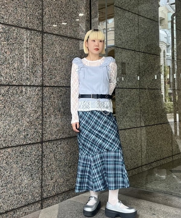 あさひさんの「BEAMS WOMEN｜チェーン ベルト」を使ったコーディネート