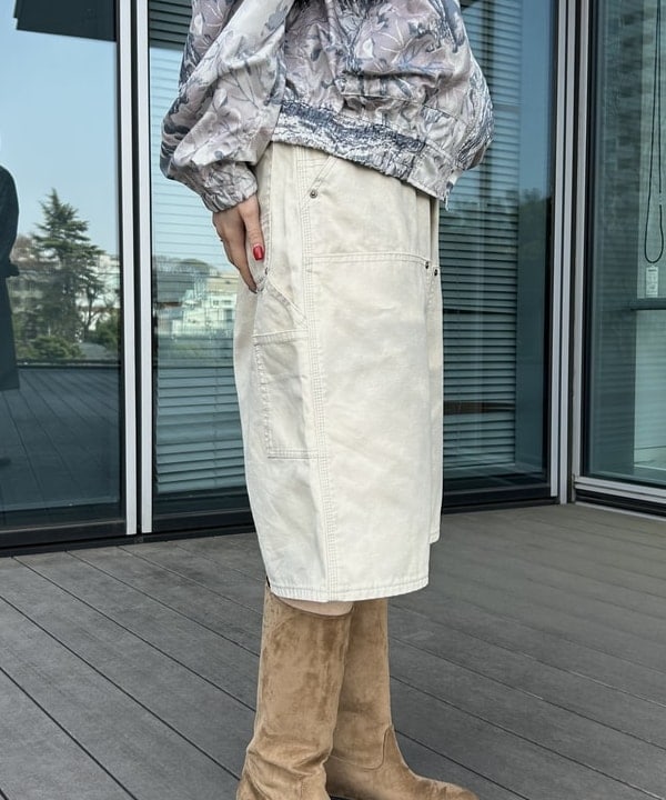 Hazukiさんの「BEAMS WOMEN｜総柄 ウェイディングブルゾン」を使ったコーディネート